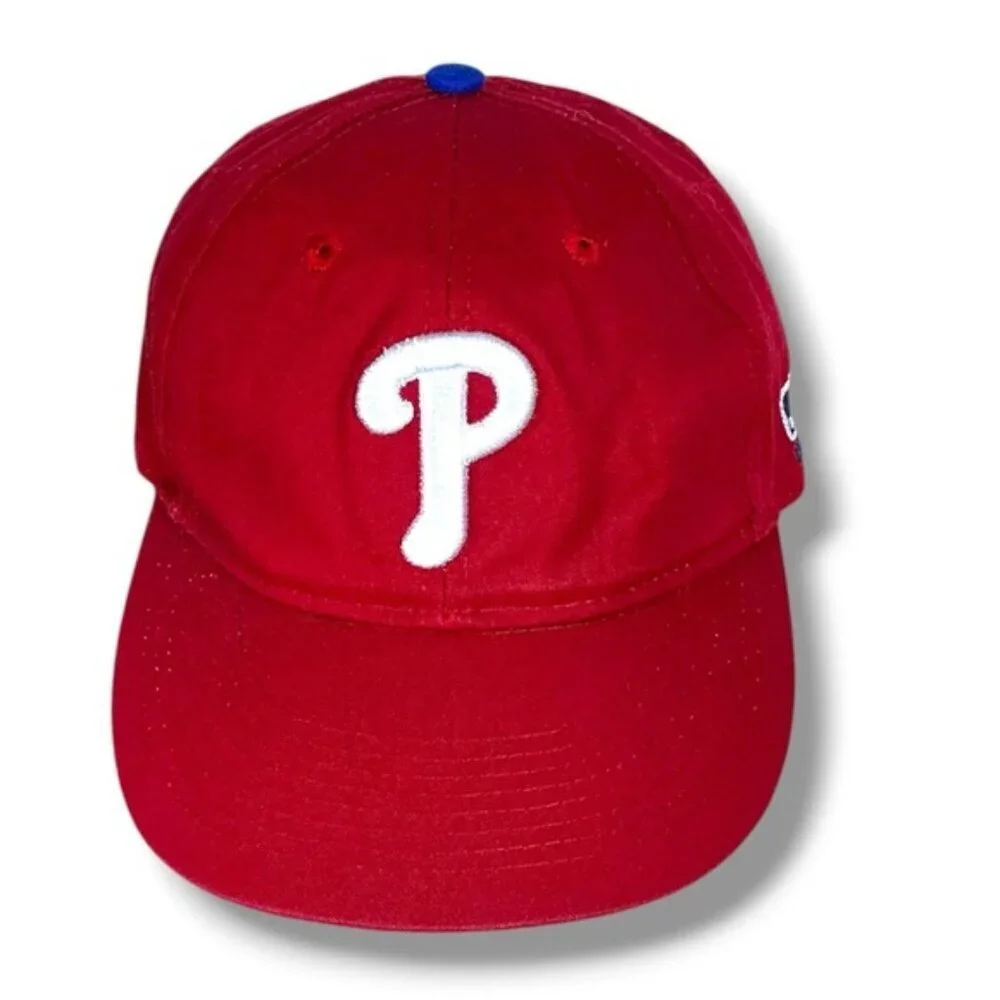 Philly’s Baseball Cap Adjustable Red White Embroider Logo MLB OC Sport Youth OS